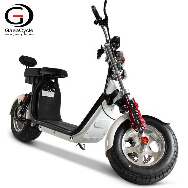Hot Sale Electric Scooters Citycoco 2000W, 18 Inch Fat Tires, Removable Lithium Battery, 2 Seater | GaeaCycle Citycoco Electric Scooter