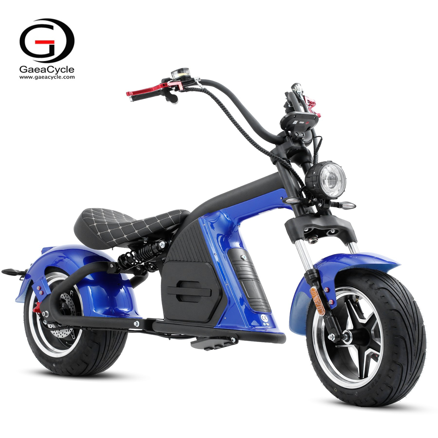 Fast Electric Scooter 30Ah Long Range Citycoco Fat Tire Scooters 3000w High Powered Motorcycle