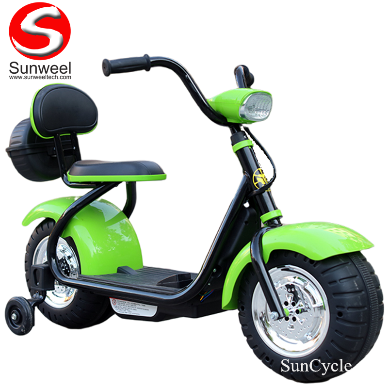 Suncycle Rechargeable Children's Electric Motorcycle 6v Battery Operated Electric Scooter for Kids