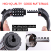 Anti-theft Bicycle Lock Mountain Bike Chain Cable Lock Fixed Password