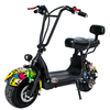 Dual Suspension Lithium Battery Electric Scooter with Seat