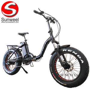 20" Fat Tire Electric Beach Cruiser Bicycle